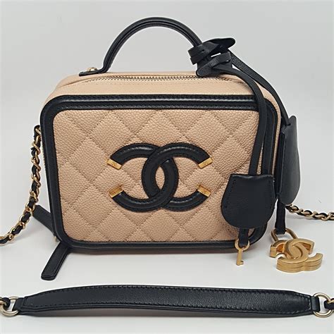 beige chanel vanity bag|chanel vanity case 2023.